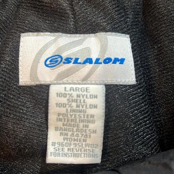Slalom lined snow pants black size large - Picture 3 of 9